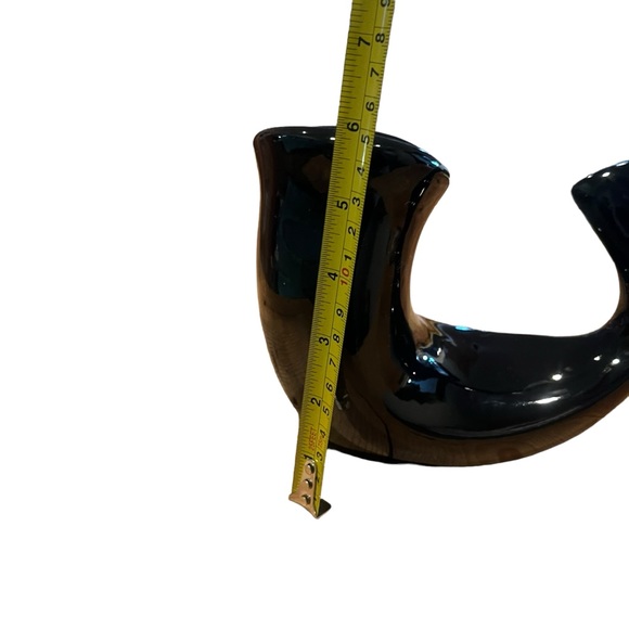 VTG Black Whale Sculpture Vohann Of California Abstract| MCM| Ceramic - Picture 9 of 9